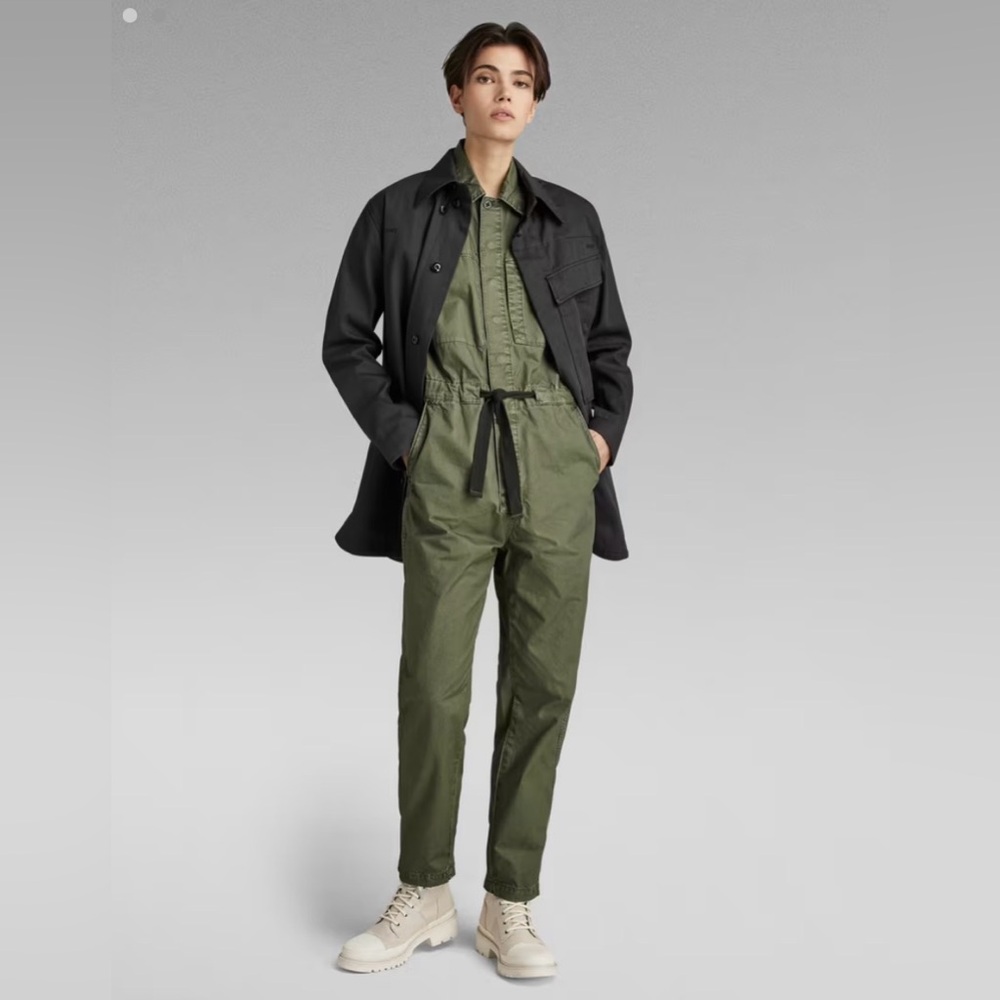 G-Star Khaki Green Short sleeve Jumpsuit